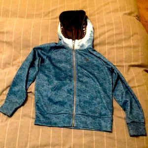 Boys Hurley full zip shark hoodie size M